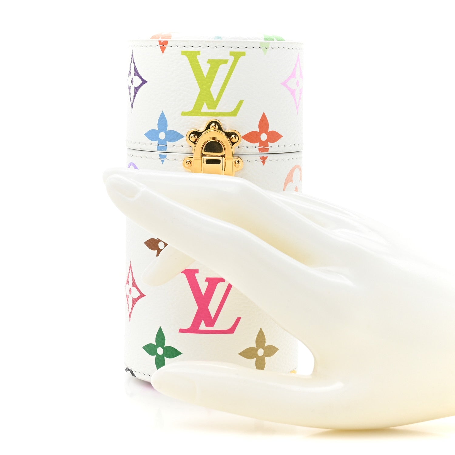 Louis Vuitton LV X TM Monogram Multicolor Fragrance Travel Case White 2 of 7