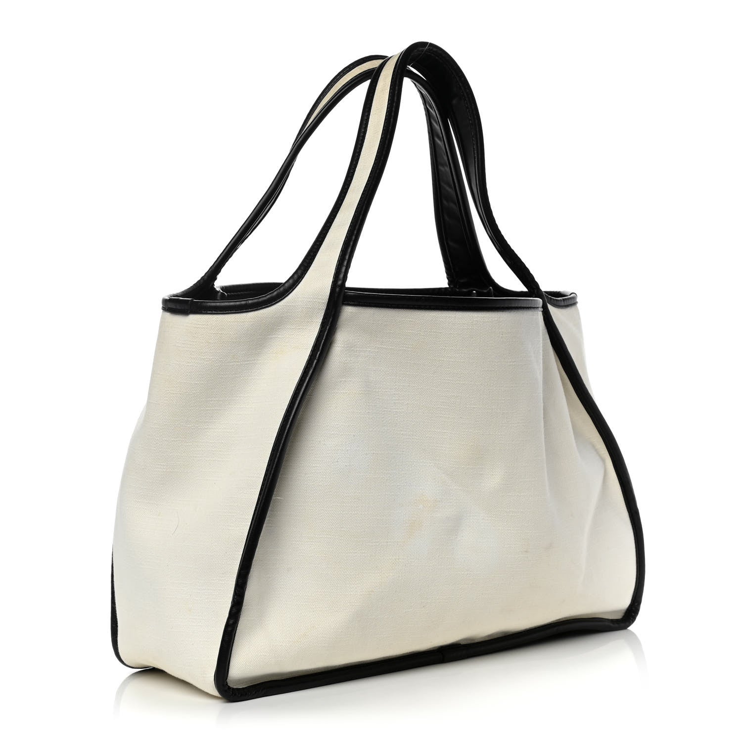 Stella McCartney Eco Denim Logo Tote White 3 of 17