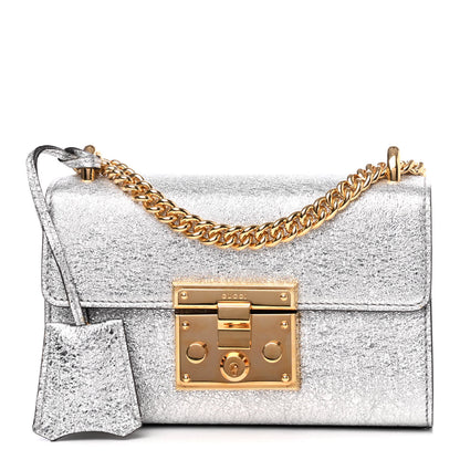 Gucci Galassia Small Padlock Shoulder Bag Argento 1 of 4