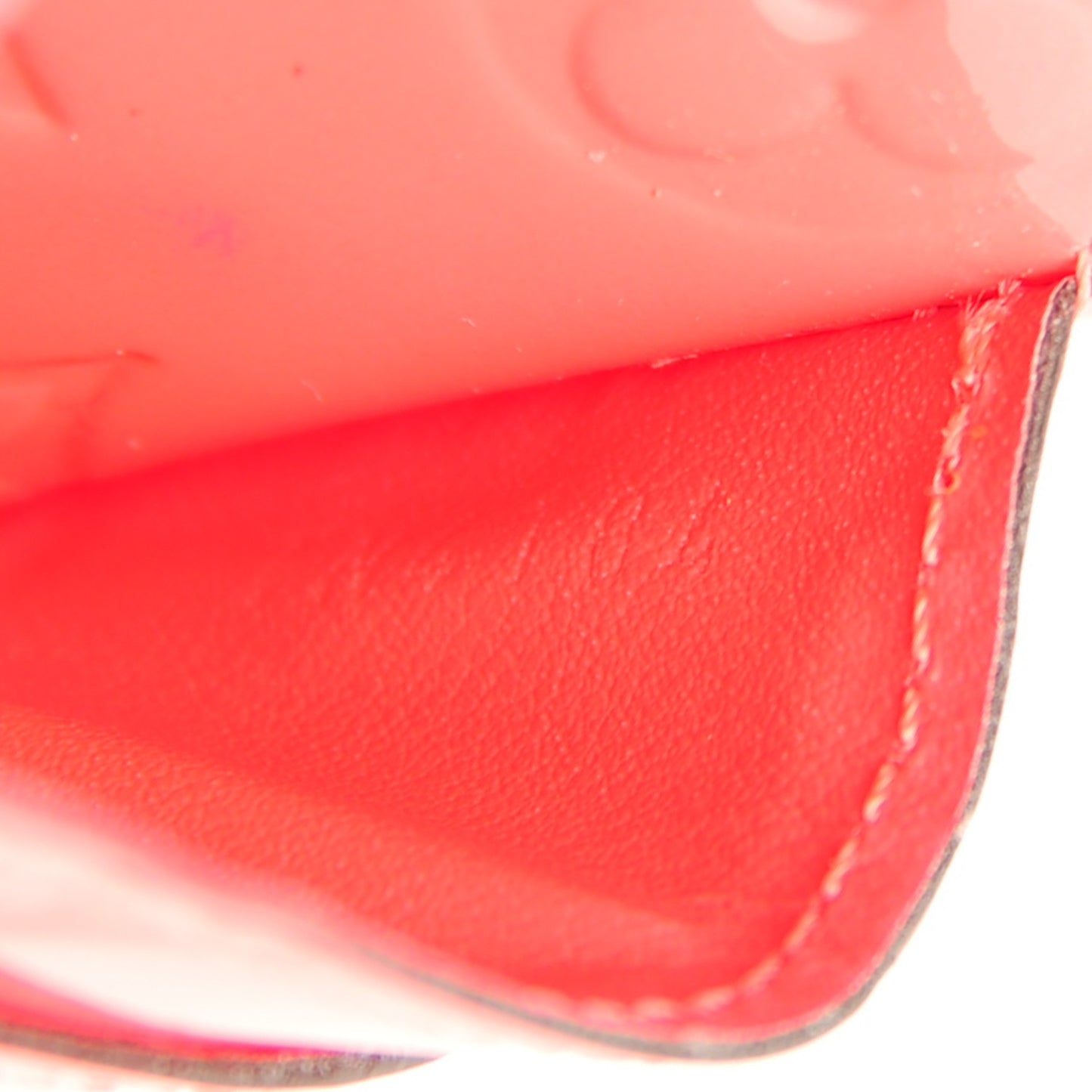 Vernis Sarah Wallet NM Rose Litchi