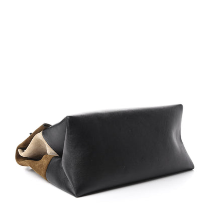 Celine Calfskin Suede All Soft Shoulder Bag Khaki 4 of 8