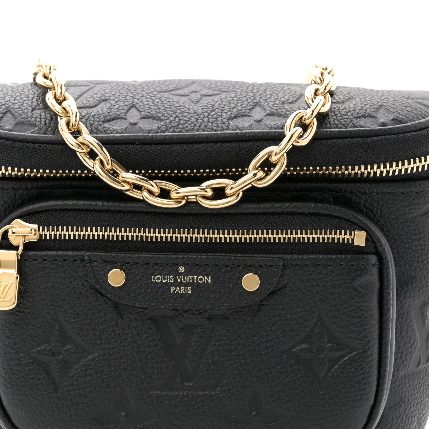 Louis Vuitton Empreinte Mini Bumbag Black 7 of 10