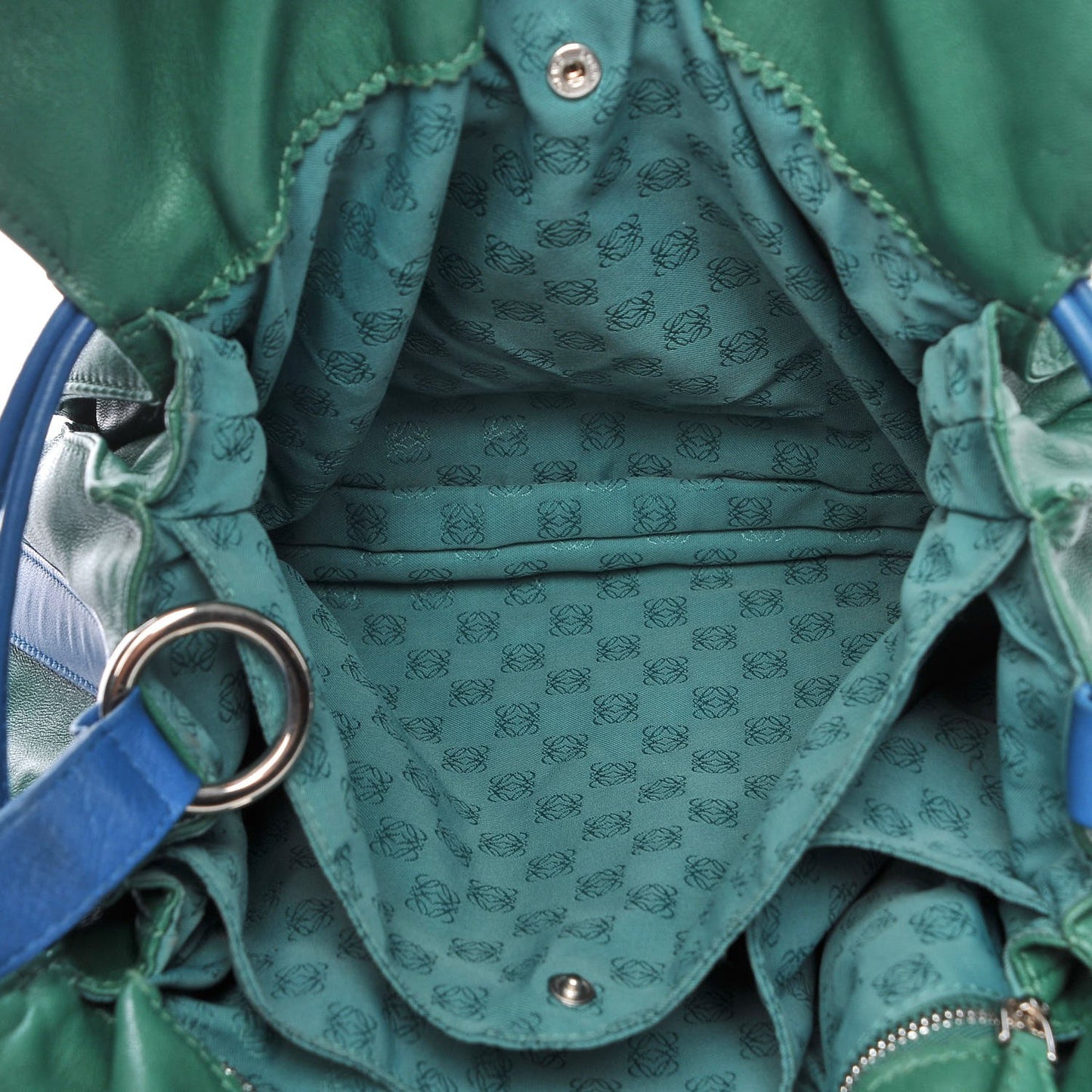 Calfskin Flamenco Shoulder Bag Green