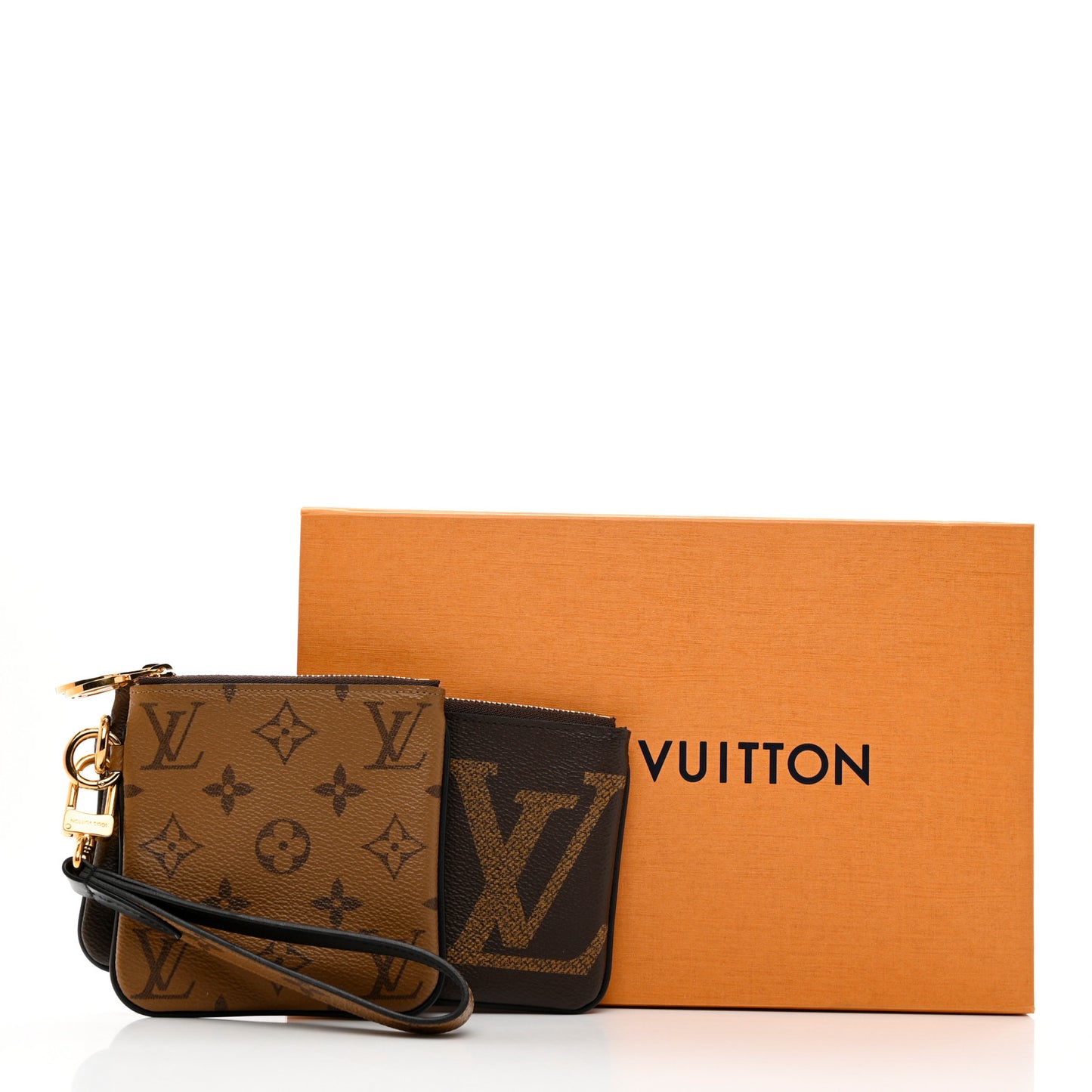 Reverse Monogram Giant Trio Pouch