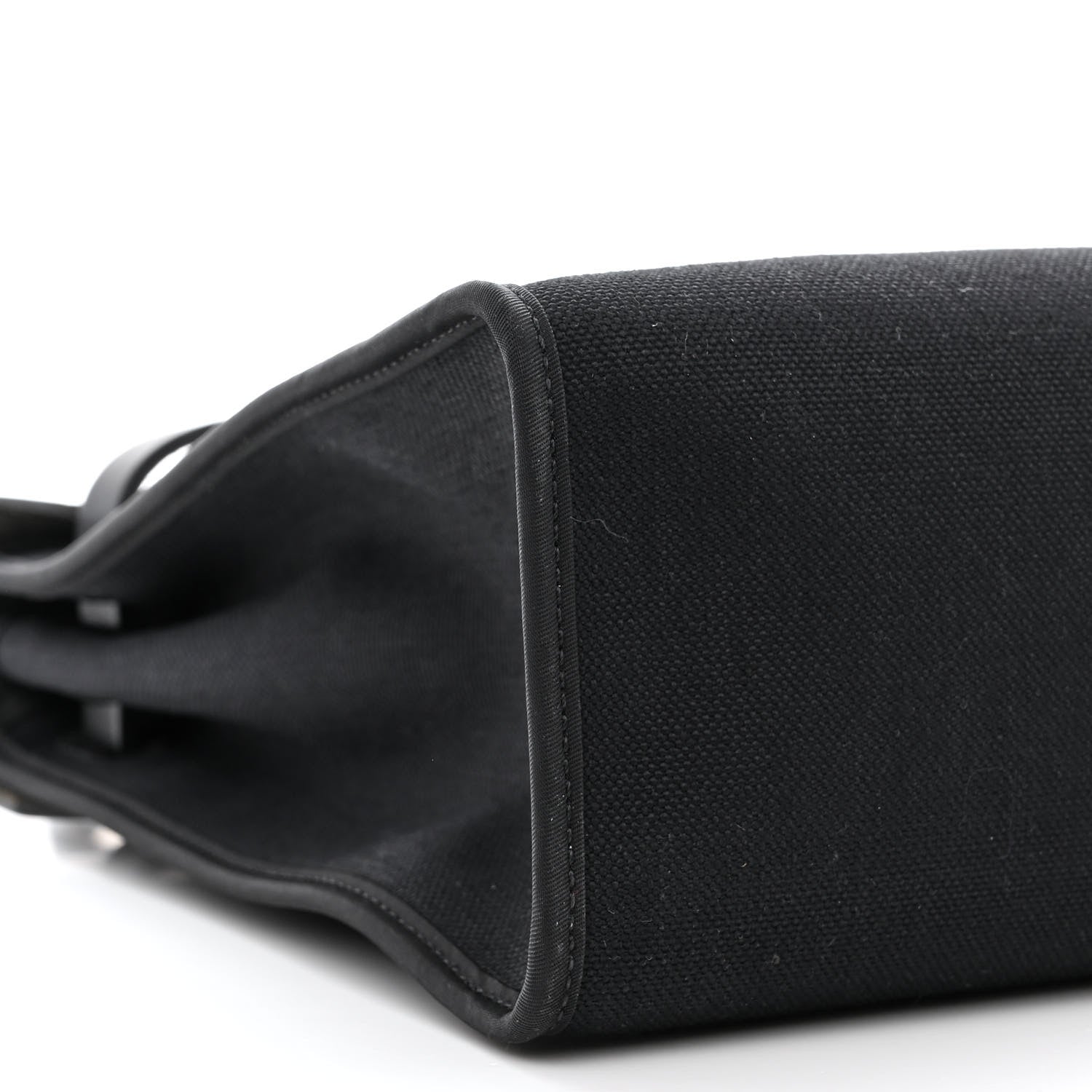 Hermes Military Toile Vache Hunter Herbag Zip PM 31 Black 11 of 13