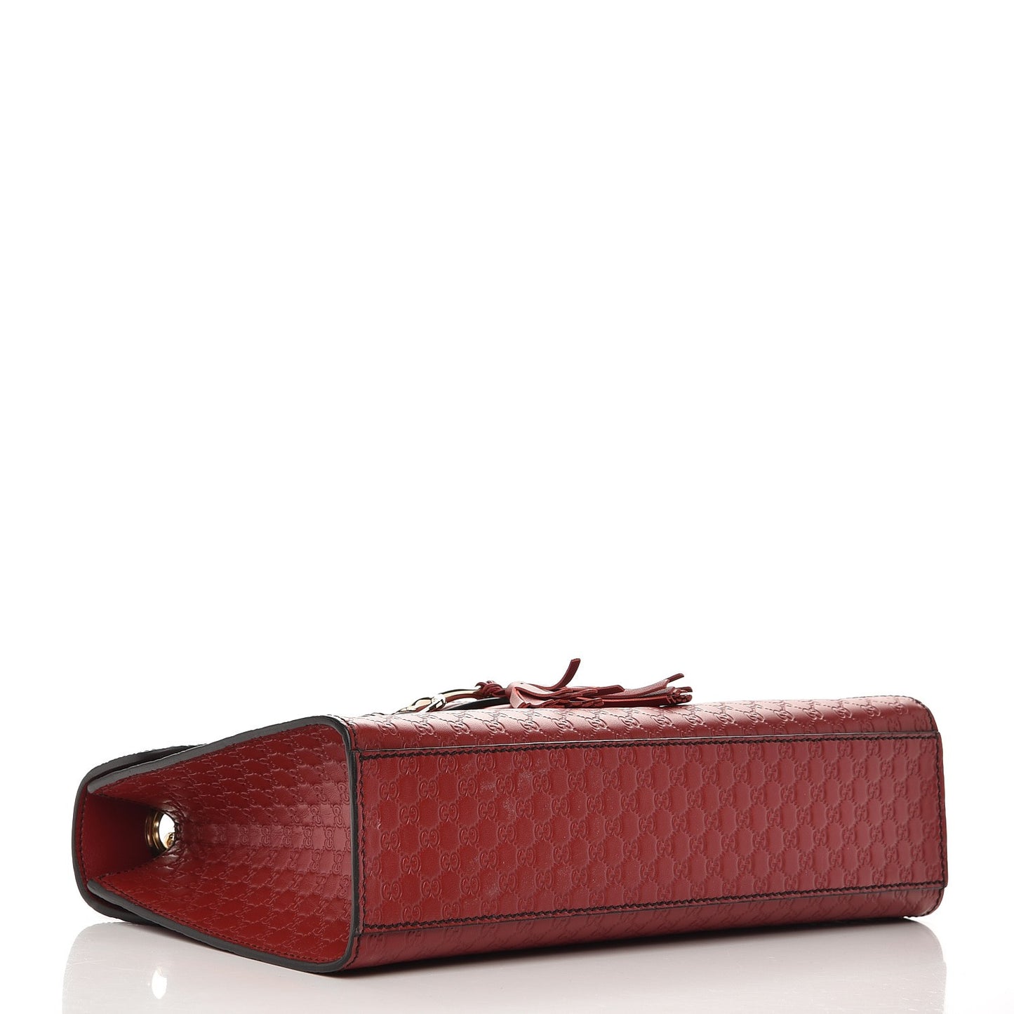 Microguccissima Medium Emily Chain Shoulder Bag Red