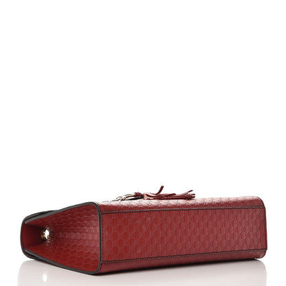 Gucci Microguccissima Medium Emily Chain Shoulder Bag Red 4 of 8