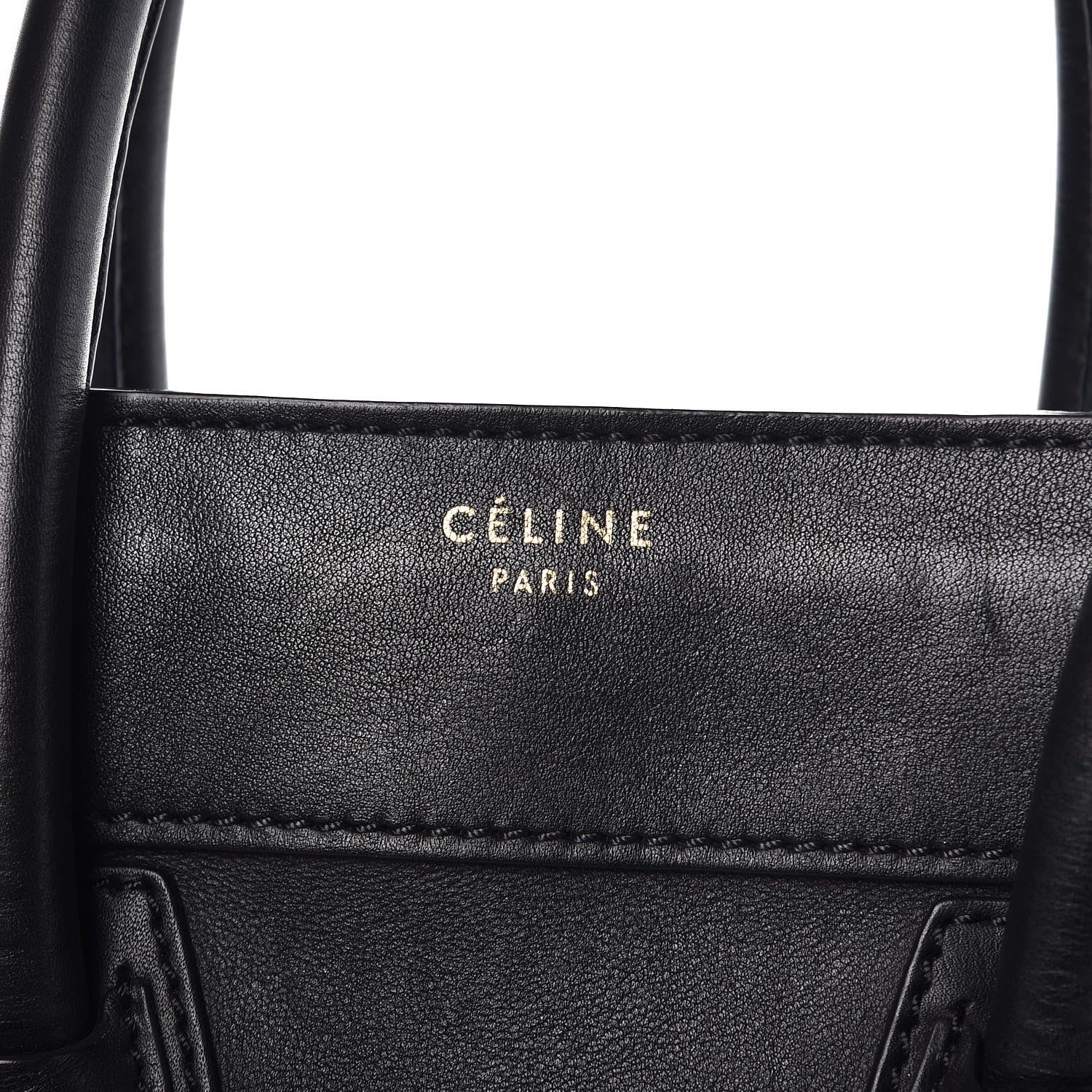 Celine Smooth Calfskin Mini Luggage Black 6 of 15