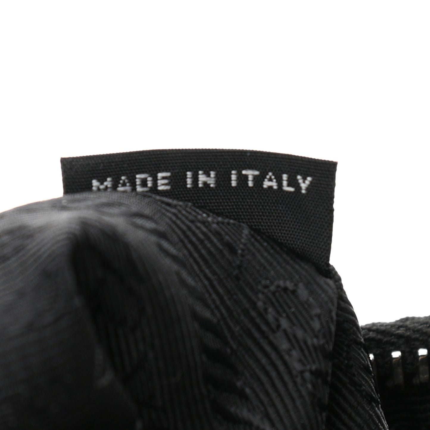 Tessuto Nylon Saffiano Mini Re-Edition 2005 Bag Black