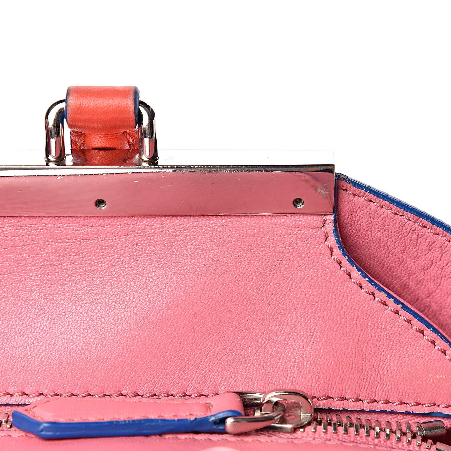 Vitello Dolce Shiny Nappa Petite 3Jours Tote Papavero