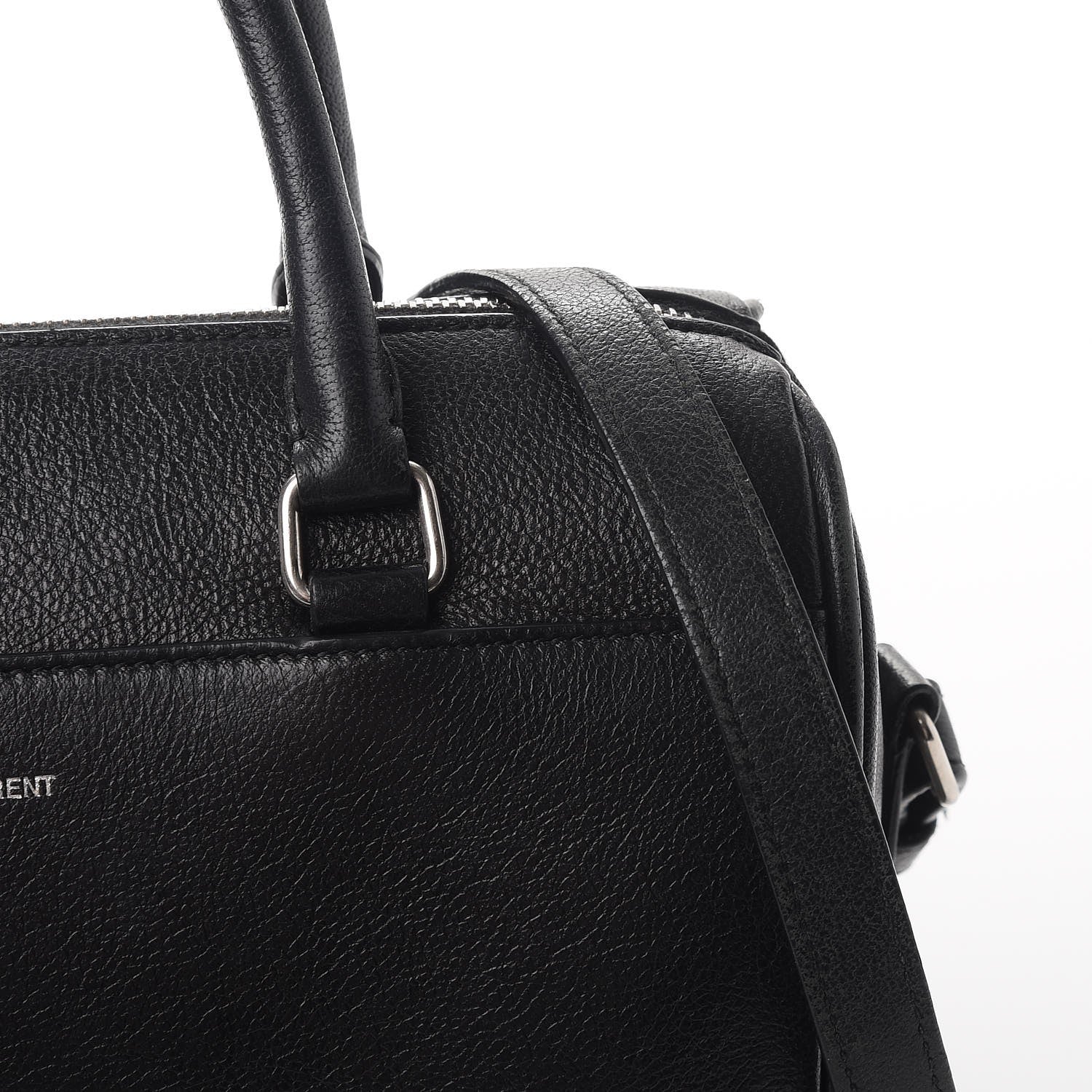 Saint Laurent Goatskin Embellished Classic Baby Duffle Black 13 of 16
