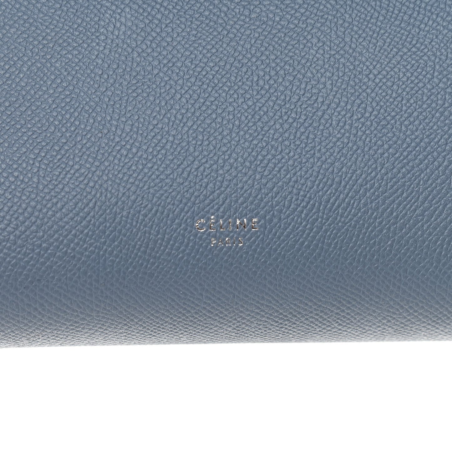 Grained Calfskin Mini Belt Bag Washed Blue