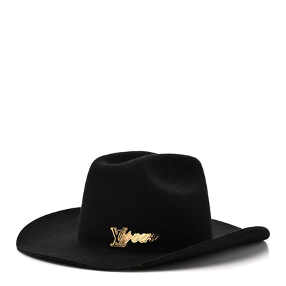 Louis Vuitton Felt LV Lovers Hat M Black 3 of 9