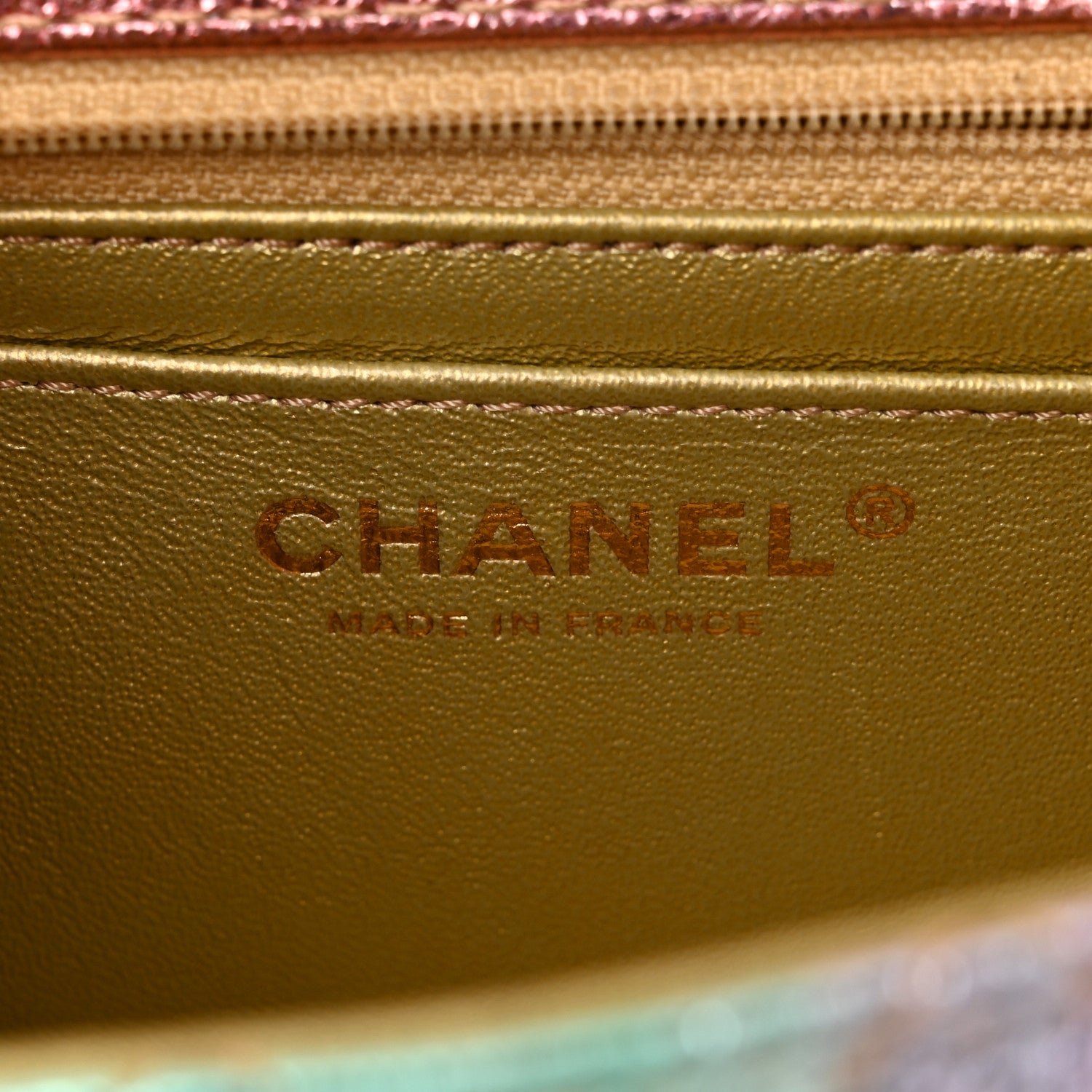 Chanel Metallic Goatskin Quilted Mini 2.55 Reissue Flap Multicolor 6 of 11
