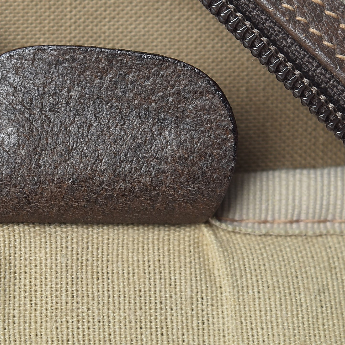 Coated Canvas Monogram Suitcase Luggage Brown