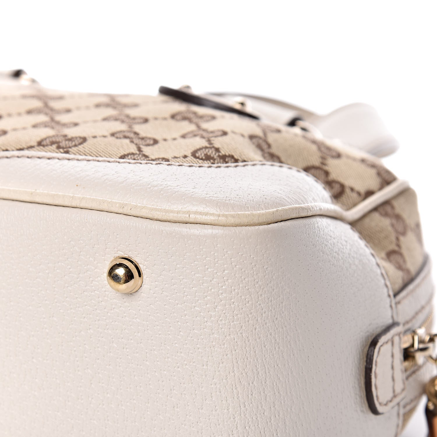 Gucci Monogram Bamboo Boston Off White 14 of 14
