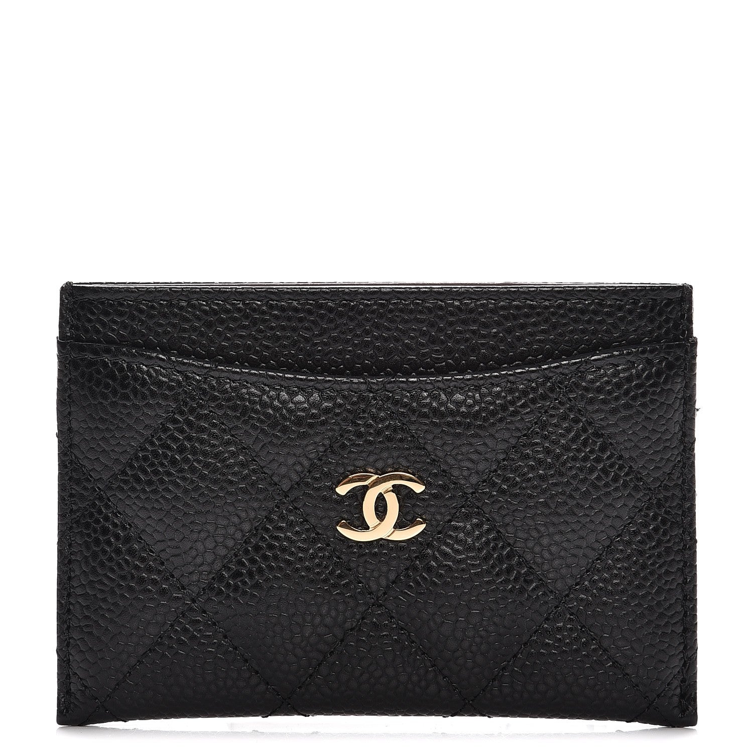 Chanel Caviar Quilted Card Holder Black 1 of 8
