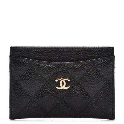 Chanel Caviar Quilted Card Holder Black 1 of 8