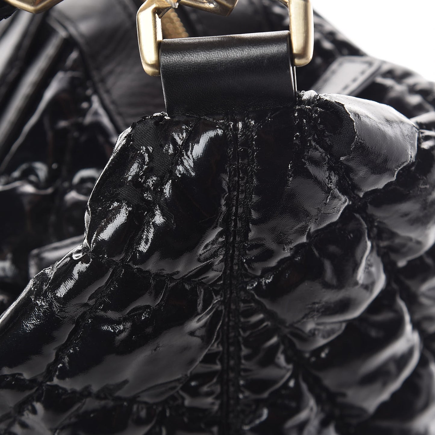 Patent Quilted Medium Nightingale Black