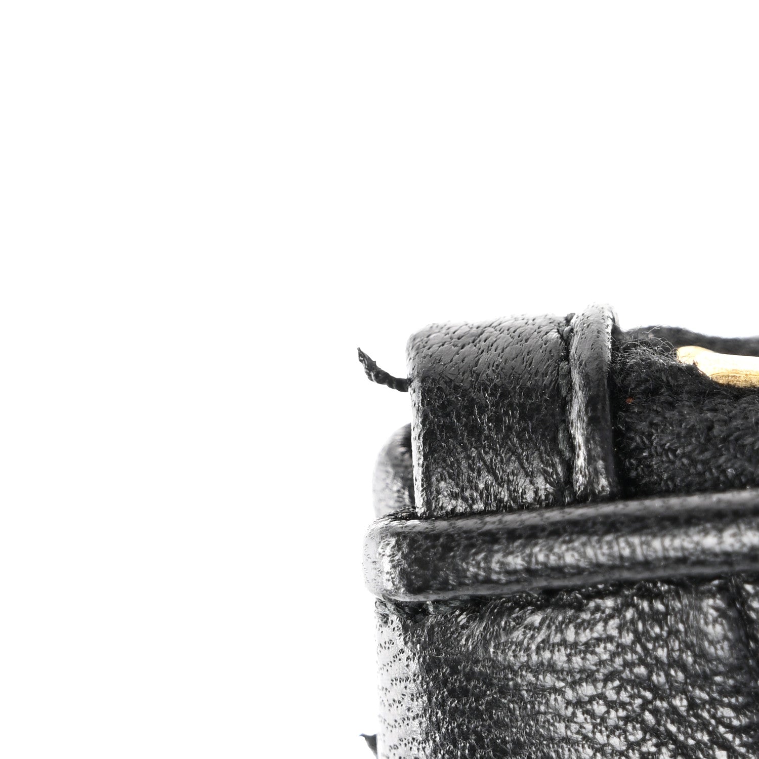 Prada Nappa Gaufre Small Zip Pouch Black 8 of 9