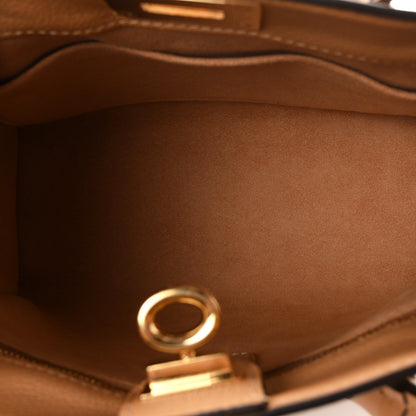 Louis Vuitton Calfskin Mahina Braided On My Side PM Arizona Brown 5 of 9