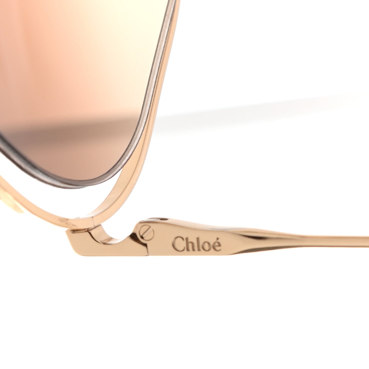 Metal Oversized Sunglasses CE159S Gold