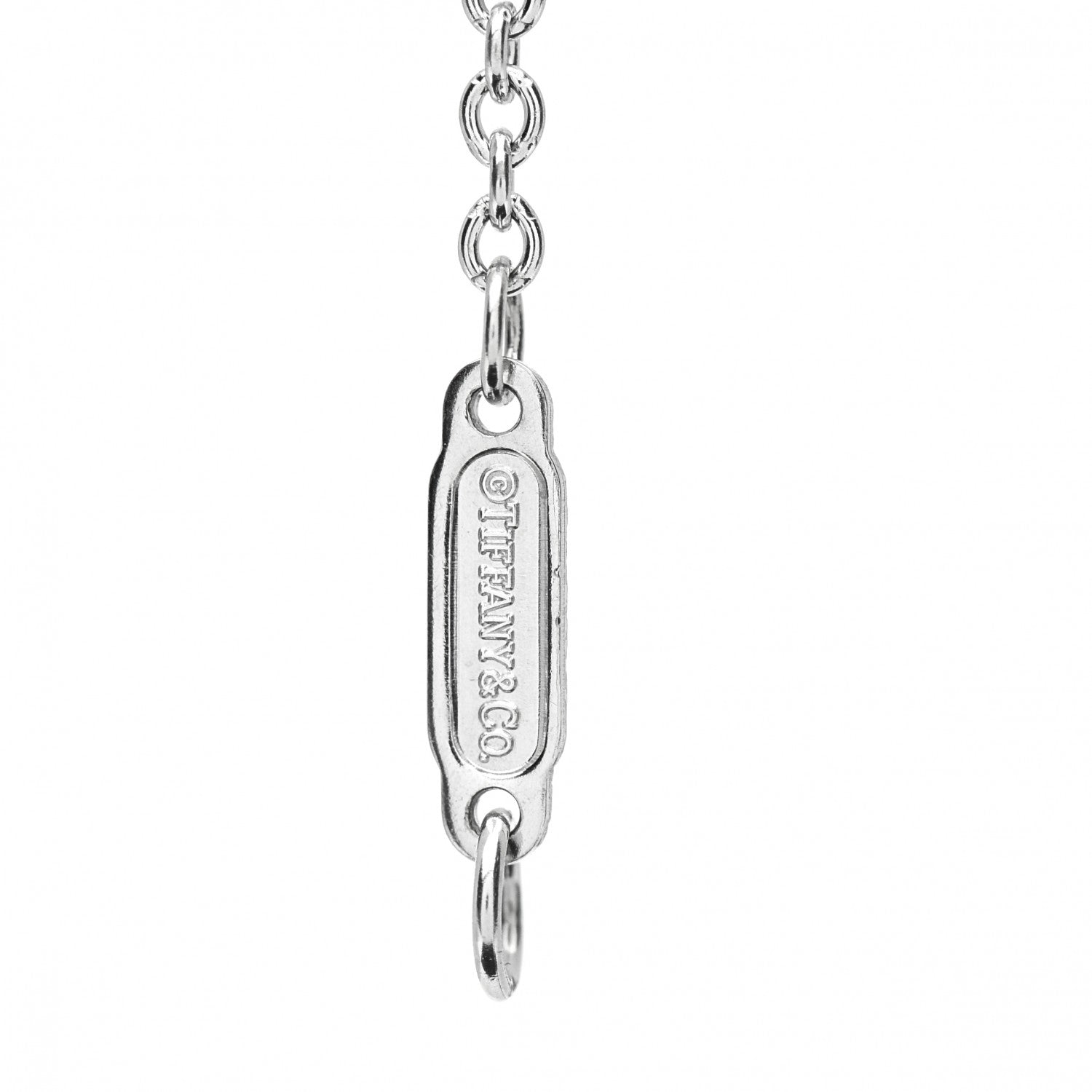 Tiffany 18K White Gold Diamond Atlas Bar Pierced Bracelet 4 of 4