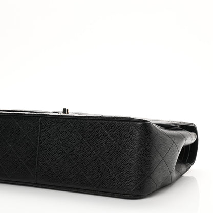 Chanel Caviar Quilted Jumbo Double Flap Black 11 of 11