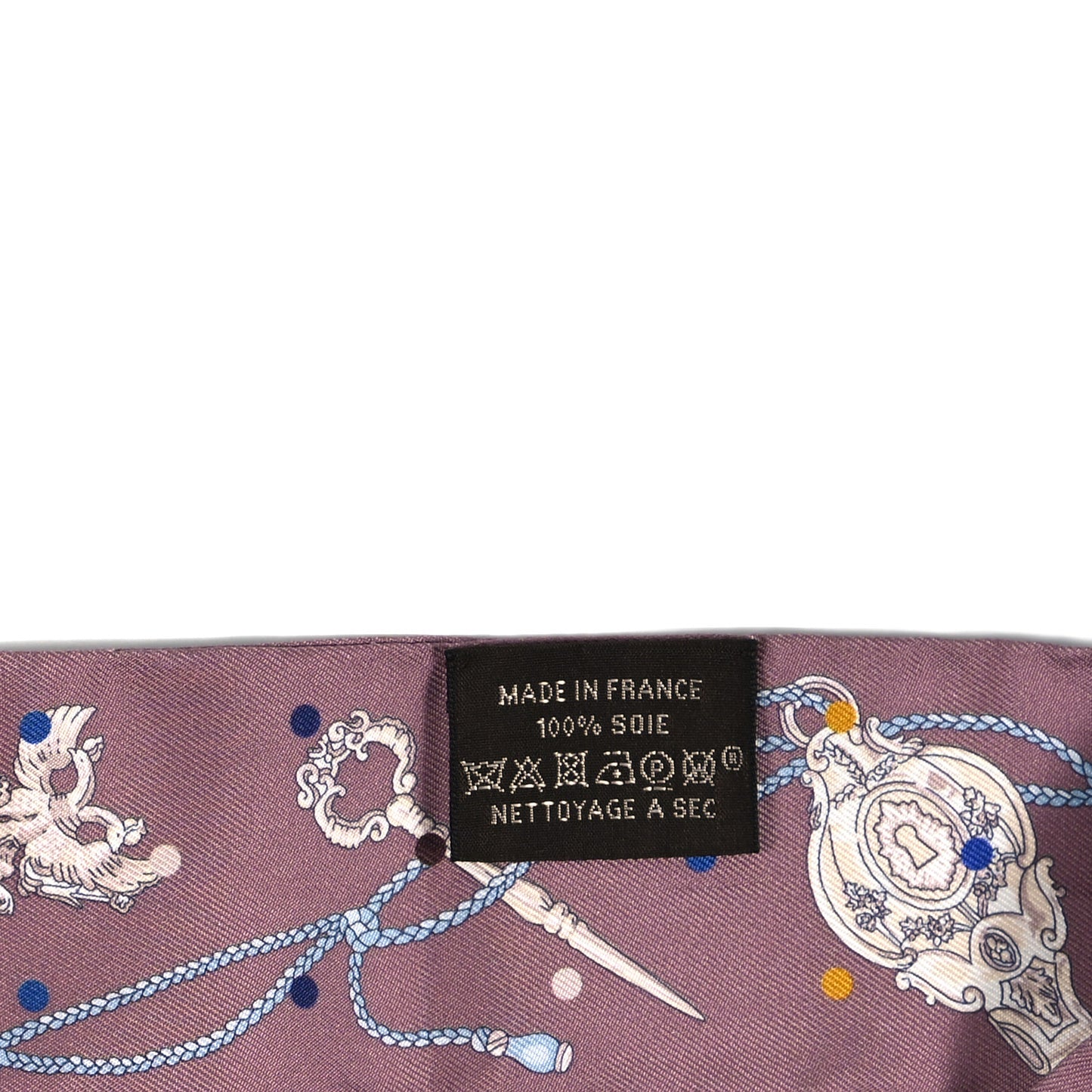 Silk Les Cles A Pois Twilly Marron Glace Gris