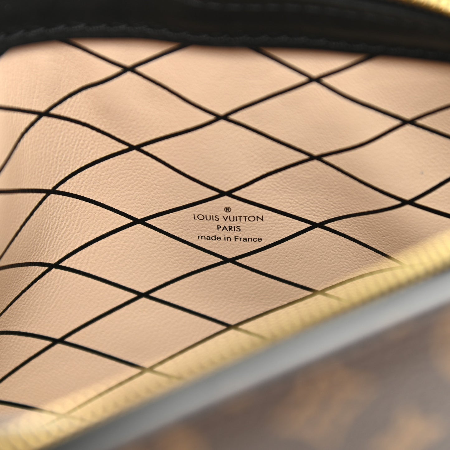 Reverse Monogram Trunk Clutch