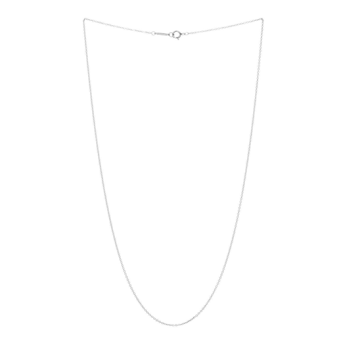 Platinum Chain Necklace 18"