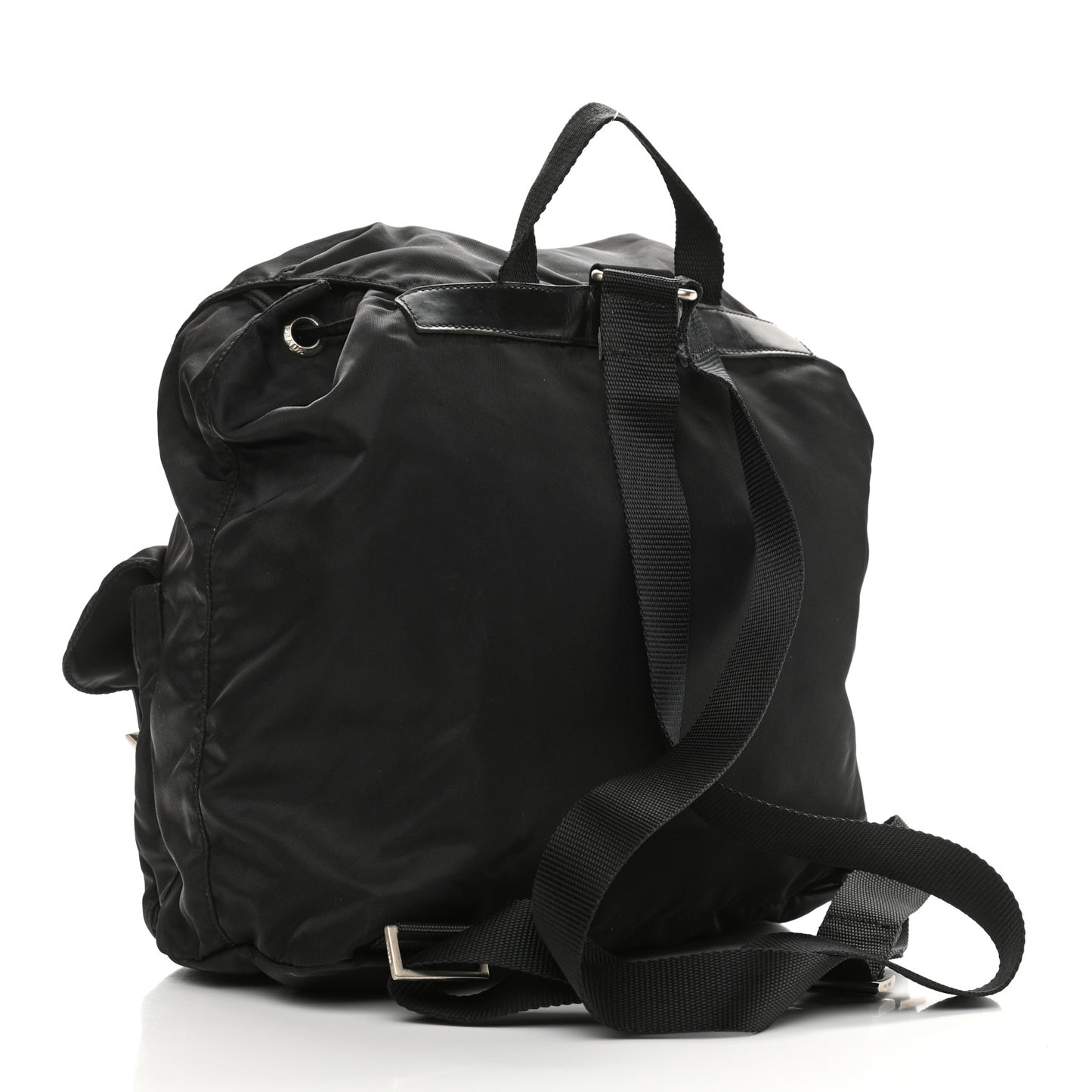 Tessuto Nylon Vela Large Backpack Black