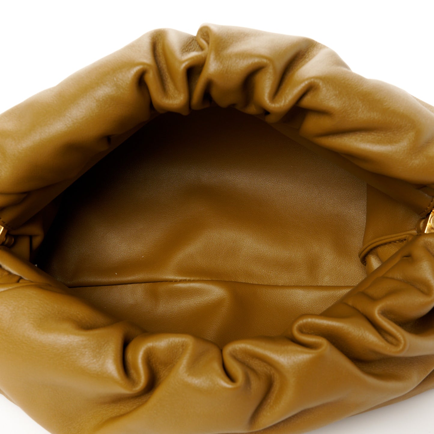 Calfskin The Pouch Chain Moutarde