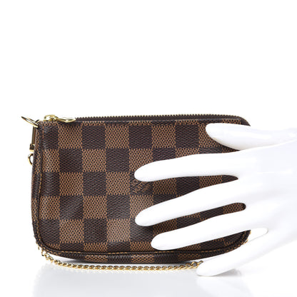 Louis Vuitton Damier Ebene Mini Pochette Accessories 2 of 7
