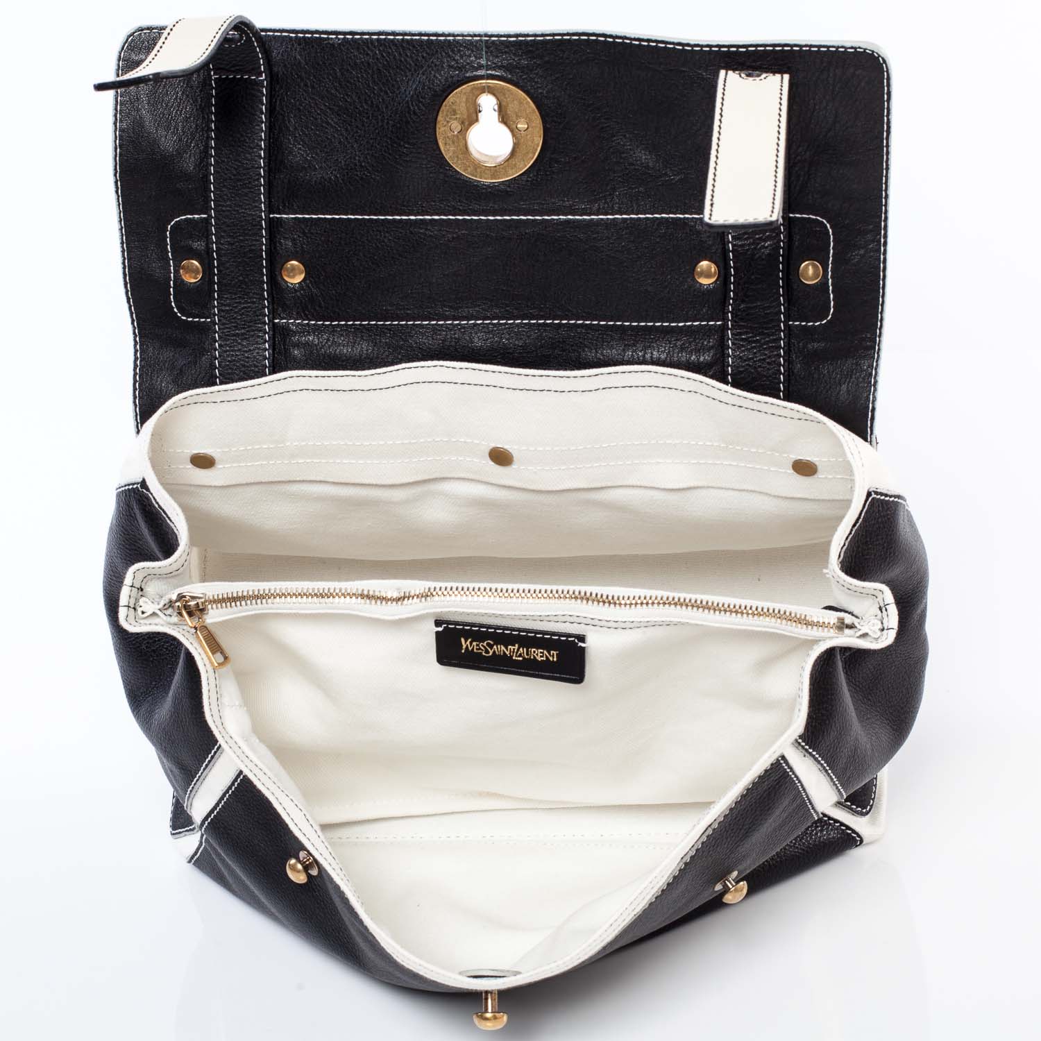 Saint Laurent Leather Muse Two Black 7 of 9