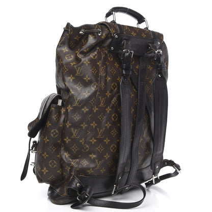 Louis Vuitton Monogram Macassar Christopher Backpack 2 of 19