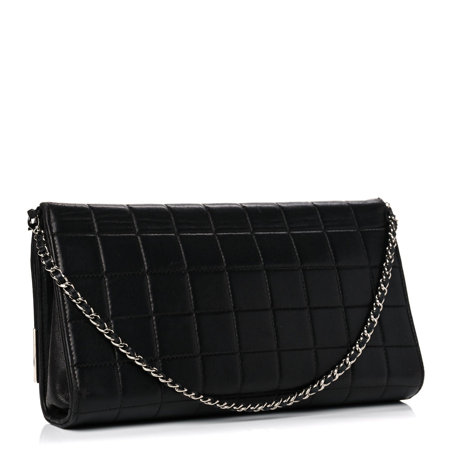 Chanel Lambskin Chocolate Bar Flap Black 3 of 25