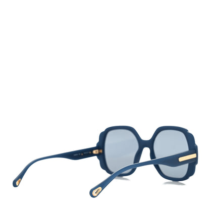 Chloe Oversized Square Sunglasses CH0121S Blue 4 of 6