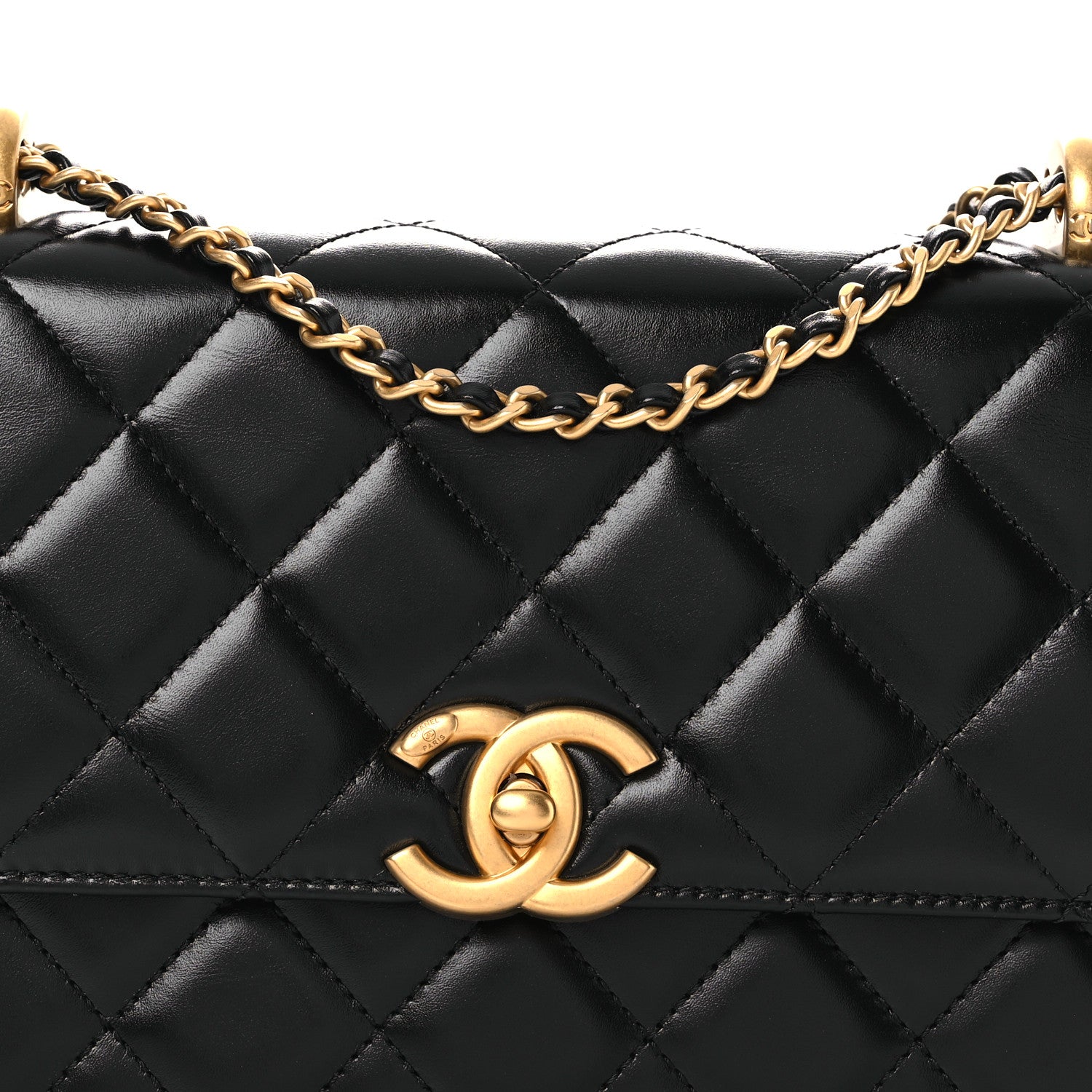 Chanel Calfskin Quilted Perfect Fit Flap Black 8 of 12