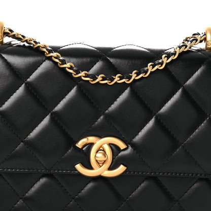 Chanel Calfskin Quilted Perfect Fit Flap Black 8 of 12