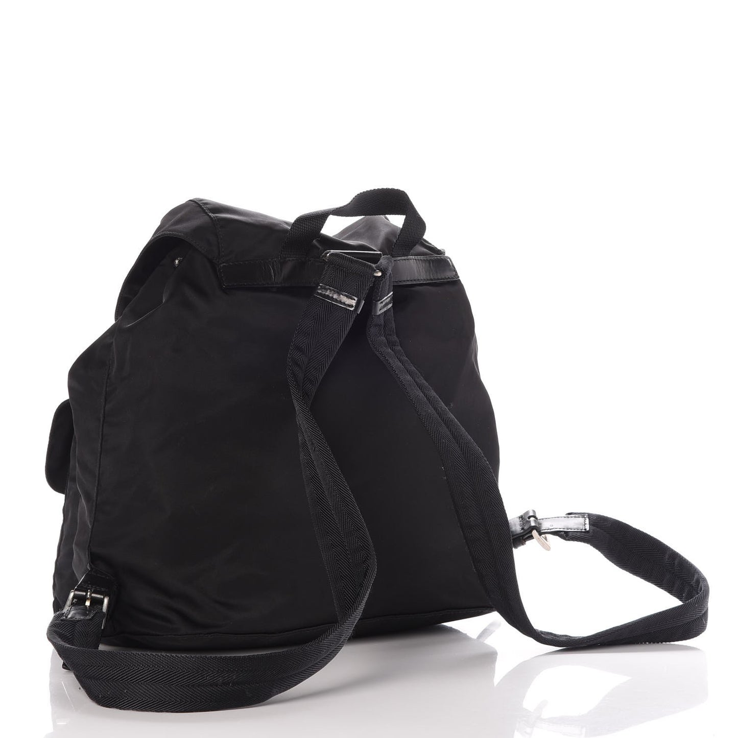 Nylon Vela Medium Backpack Black