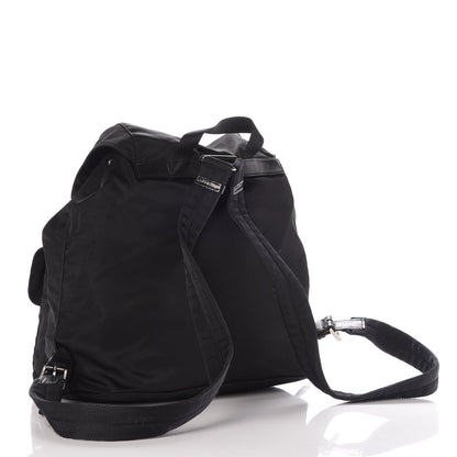 Prada Nylon Vela Medium Backpack Black 3 of 14
