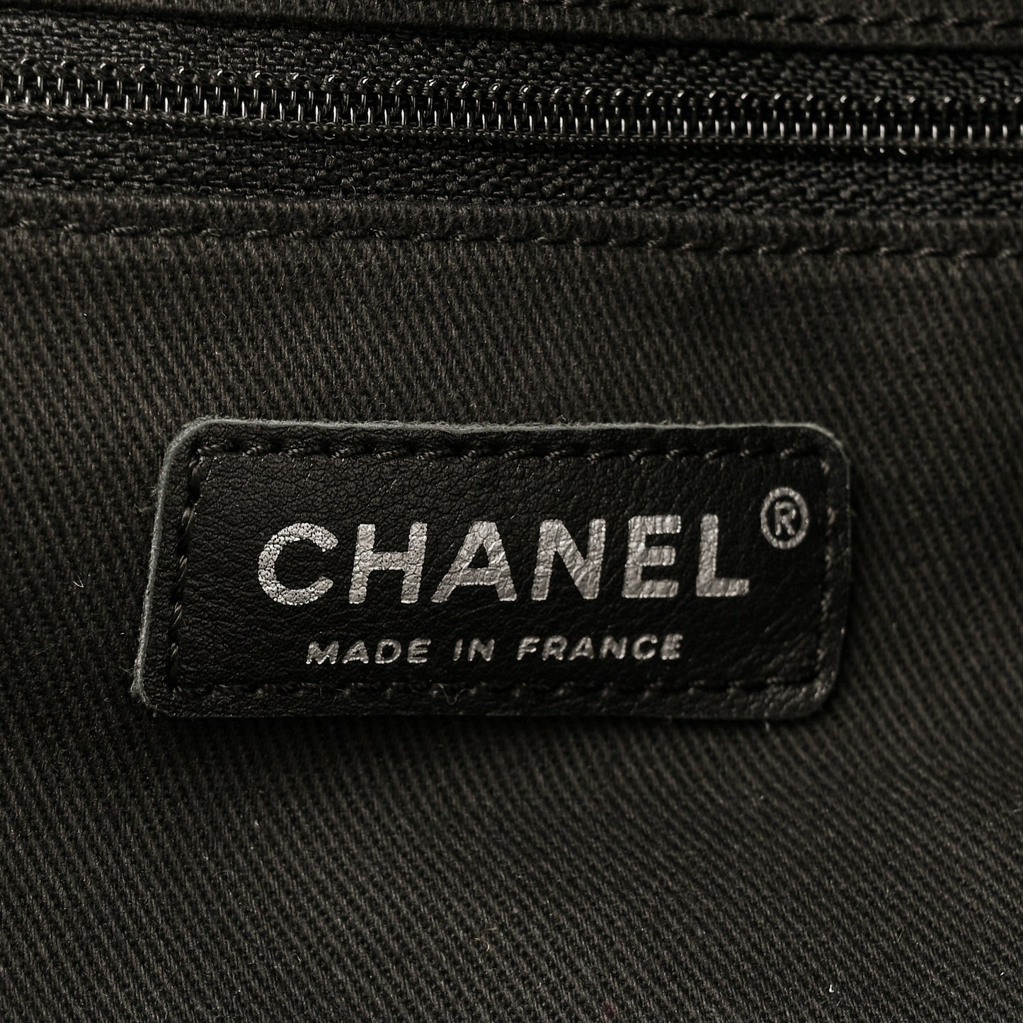 Calfskin Drawstring CC Bucket Bag Dark Brown