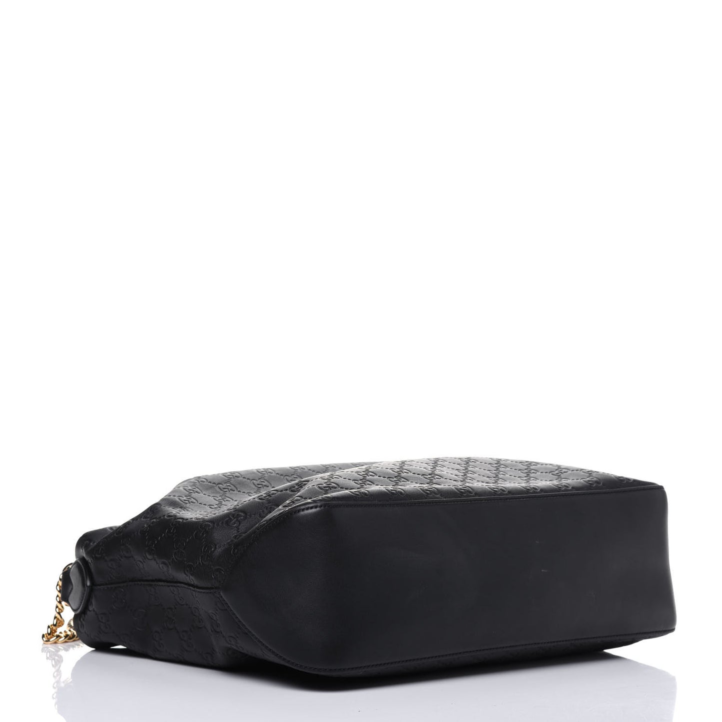 Guccissima Signature Large Linea A Hobo Black