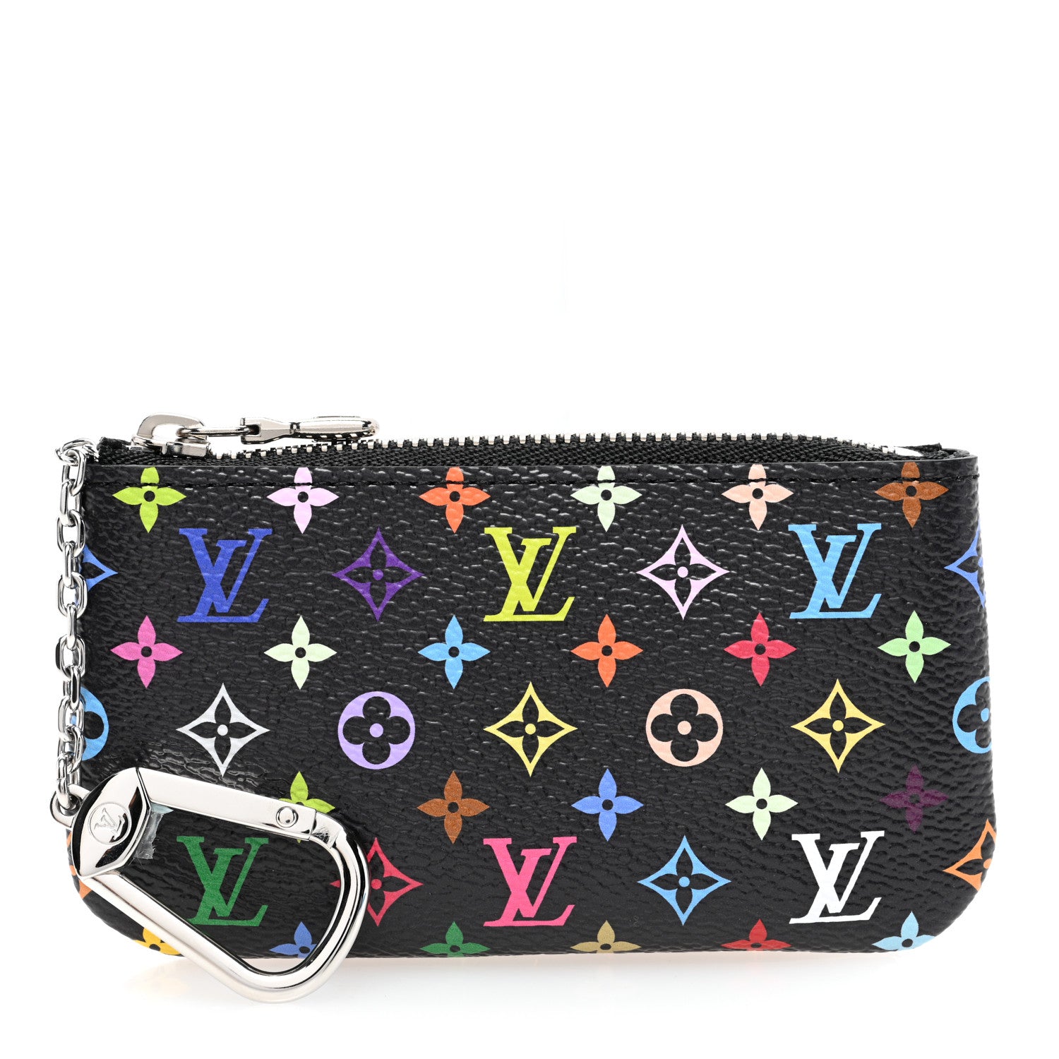 Louis Vuitton LV X TM Monogram Multicolor Key Pouch Black 1 of 5