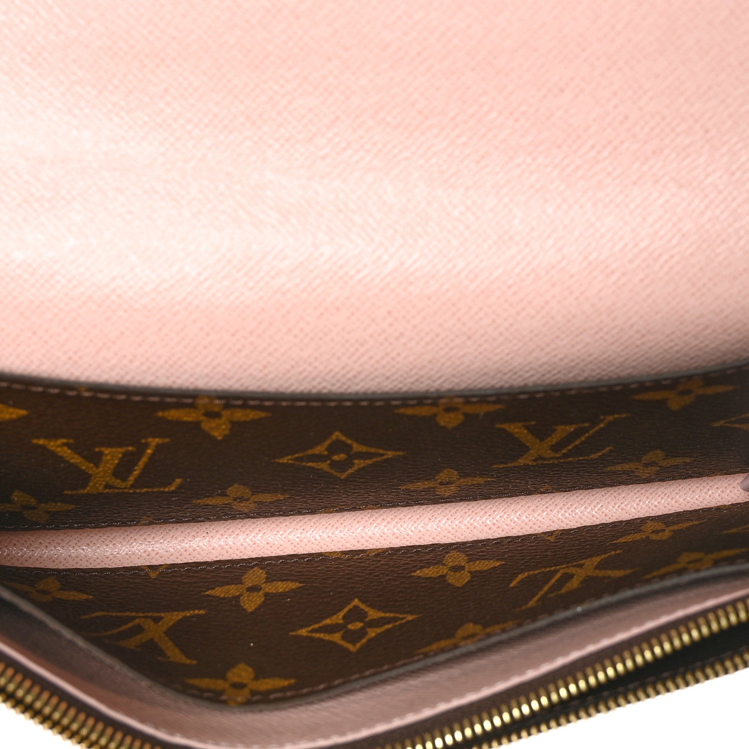 Louis Vuitton Monogram Emilie Wallet Rose Ballerine 6 of 9