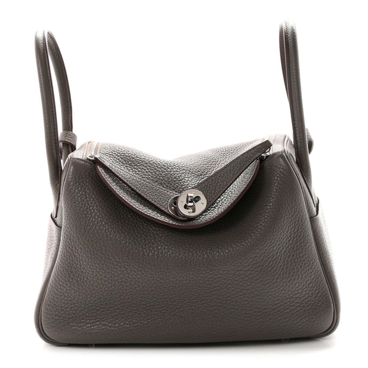 Hermes Taurillon Clemence Lindy 26 Etain 1 of 10
