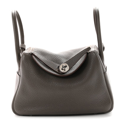 Hermes Taurillon Clemence Lindy 26 Etain 1 of 10