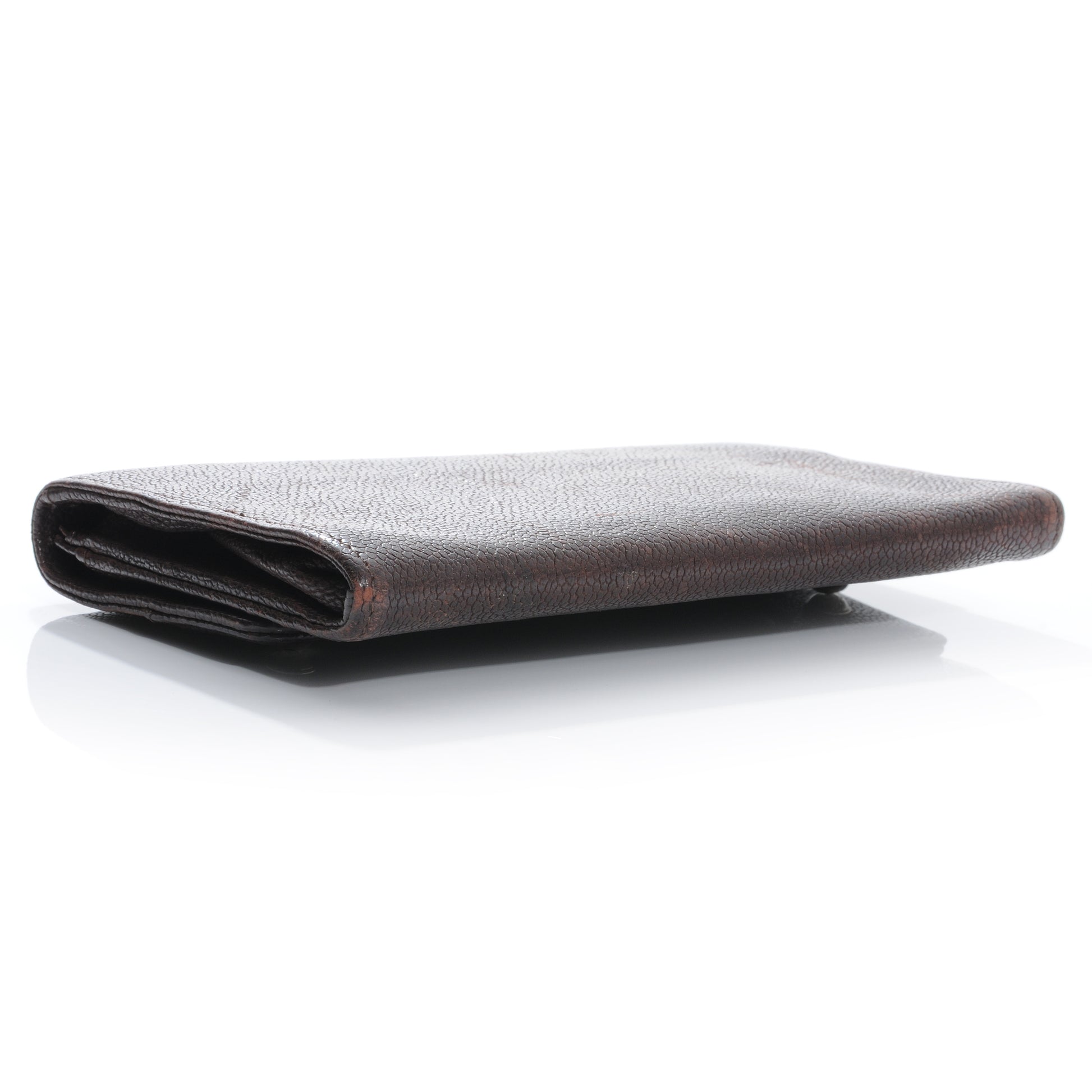 Chanel Caviar Outdoor Ligne Wallet Brown 3 of 7