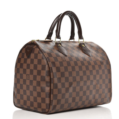 Louis Vuitton Damier Ebene Speedy 30 3 of 9